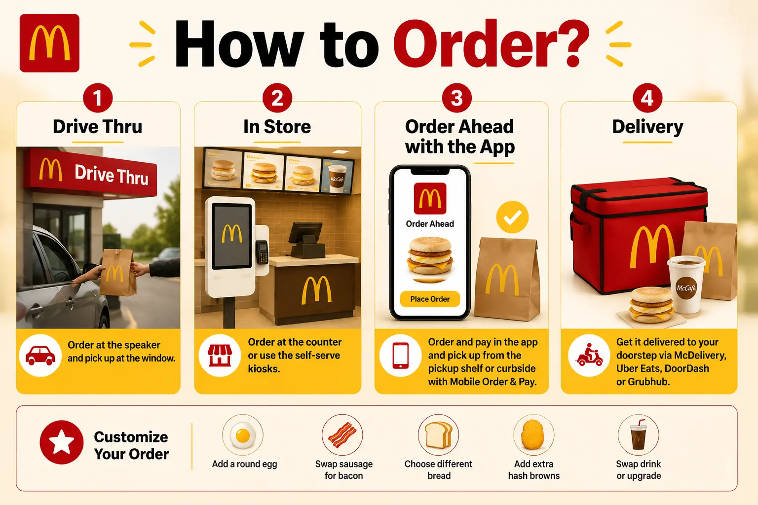How to Order Mcdonalds Breakfast?