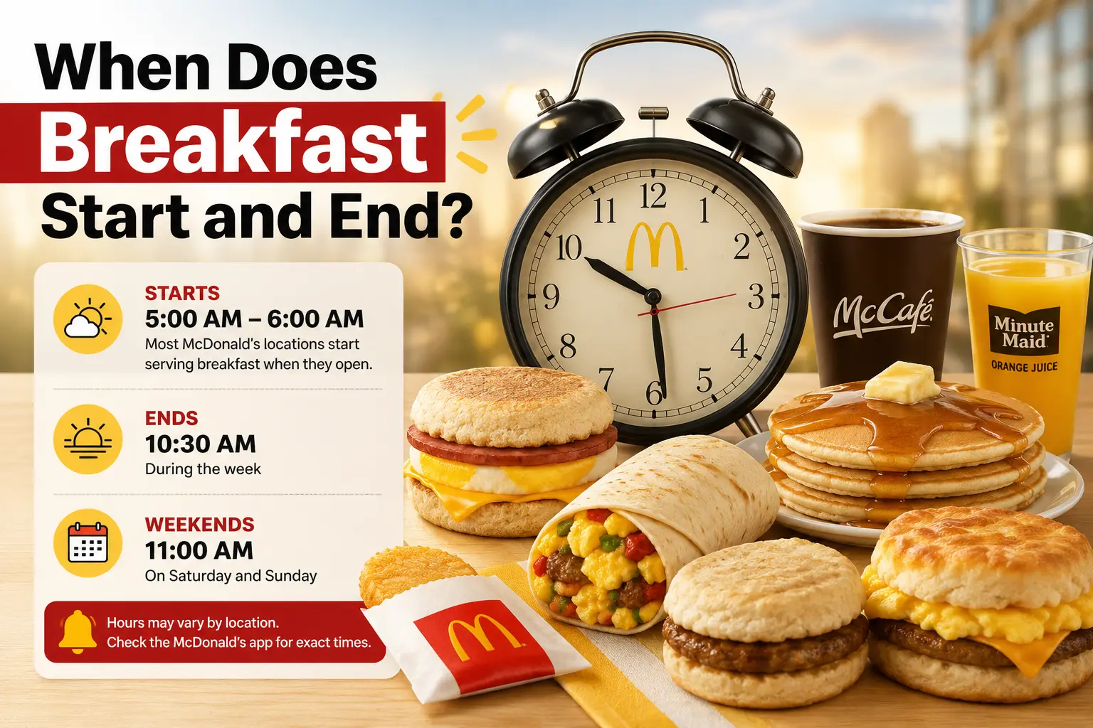 Mcdonalds Breakfast Hours