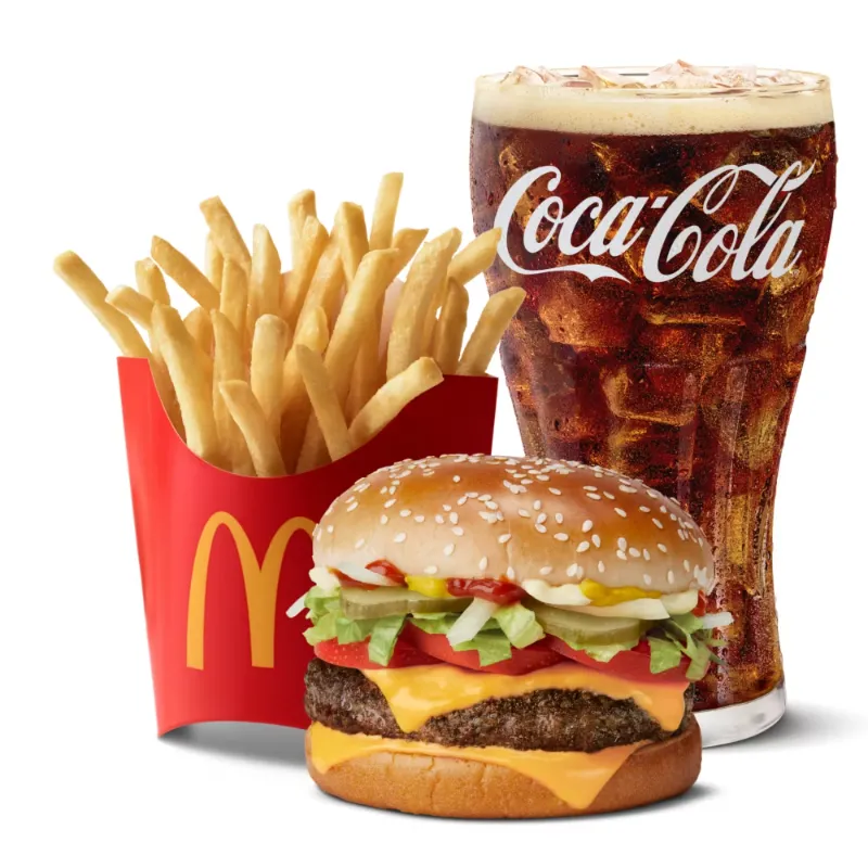 Quarter Pounder with Cheese Deluxe Meal