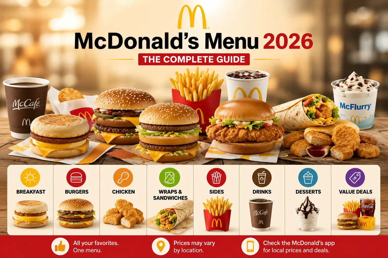 mcdolands menu