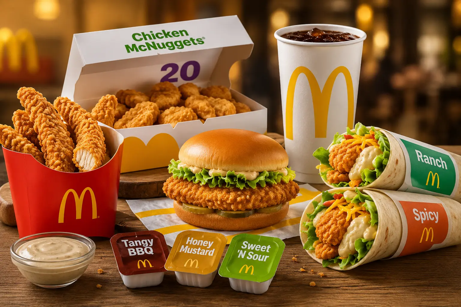 mcdonalds Chicken menu