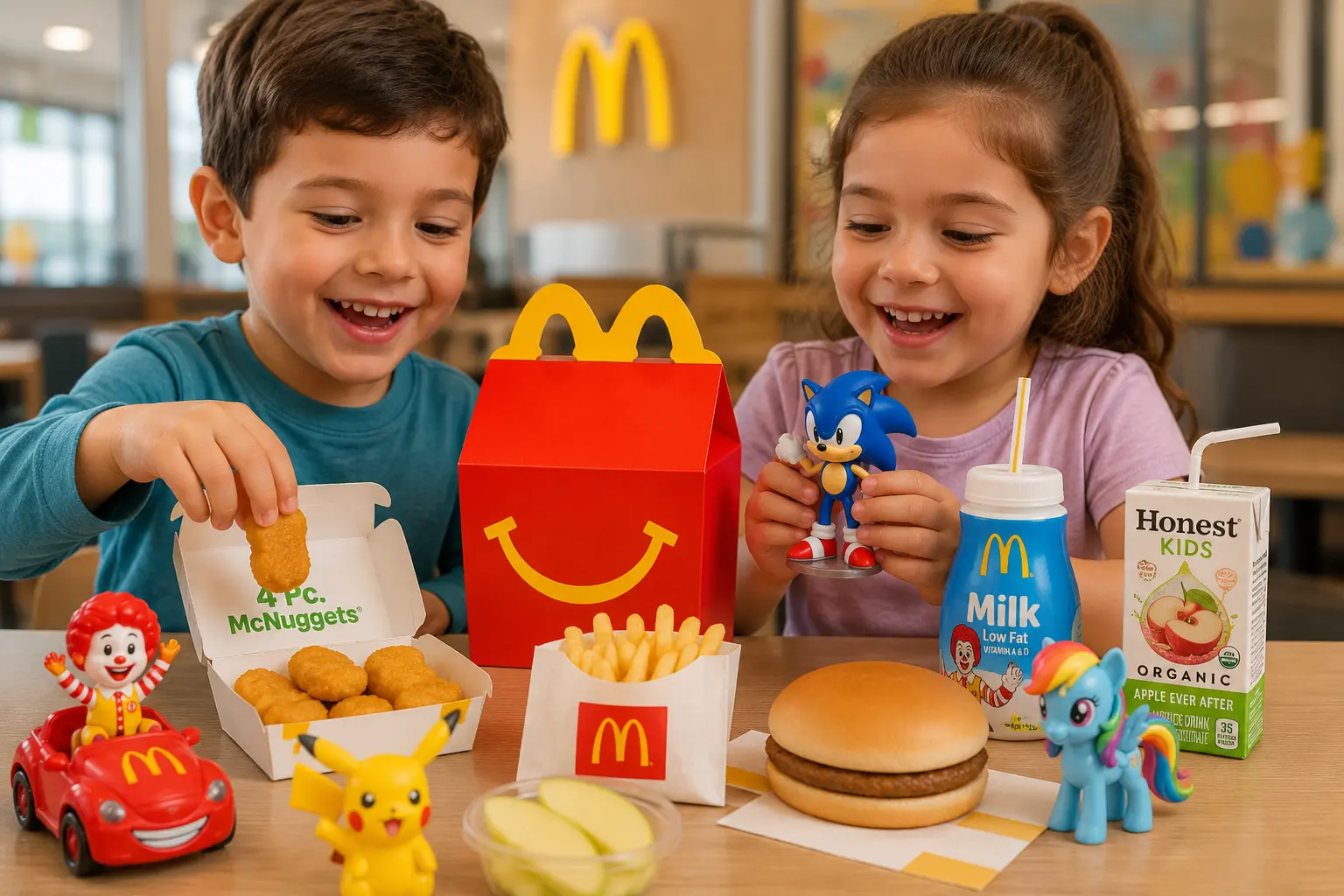 mcdonalds happy meal menu