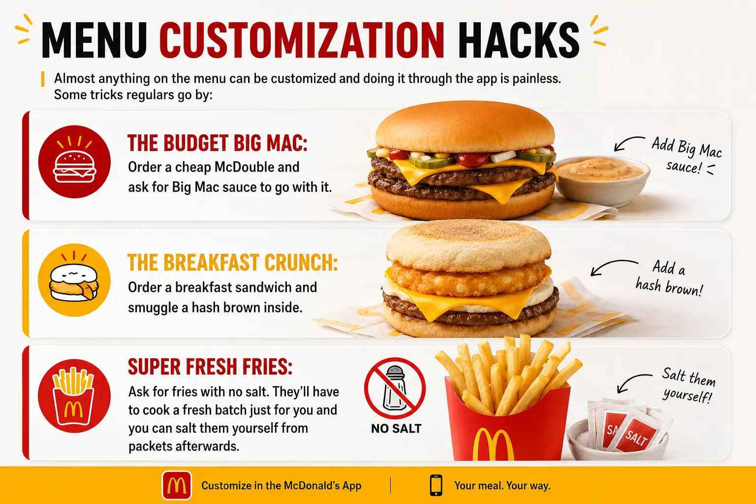 mcdonalds menu